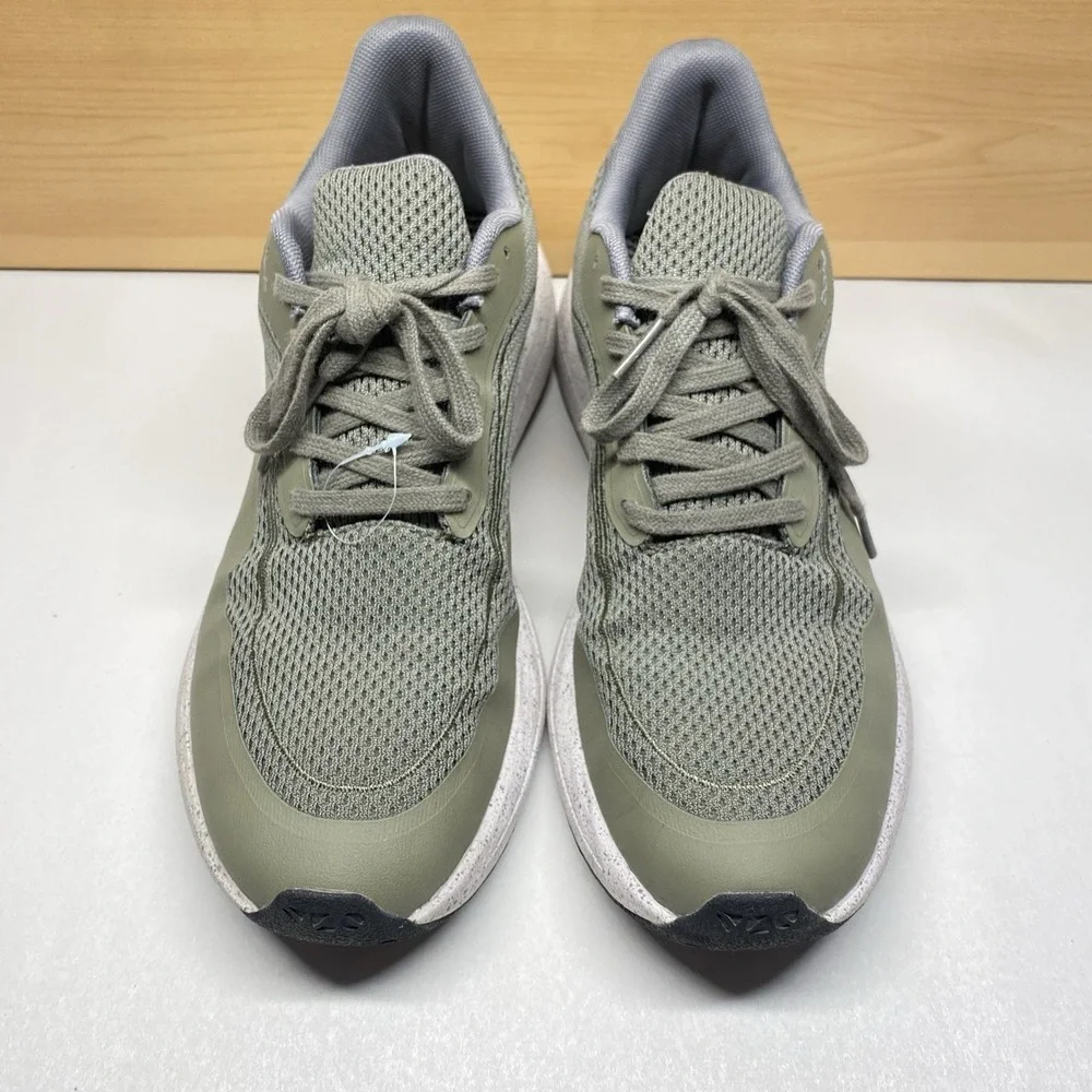 Bahe Shoes Mens Size 9 Green Recharge Forest Grounded Running Sneakers Cushioned